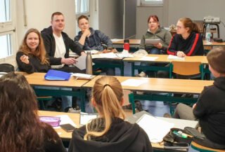 In zwei Klassen hat der Unterrichtsbetrieb an der Bildungsakademie Canisiusstift am 1. Oktober begonnen. Foto: SMMP/Ulrich Bock